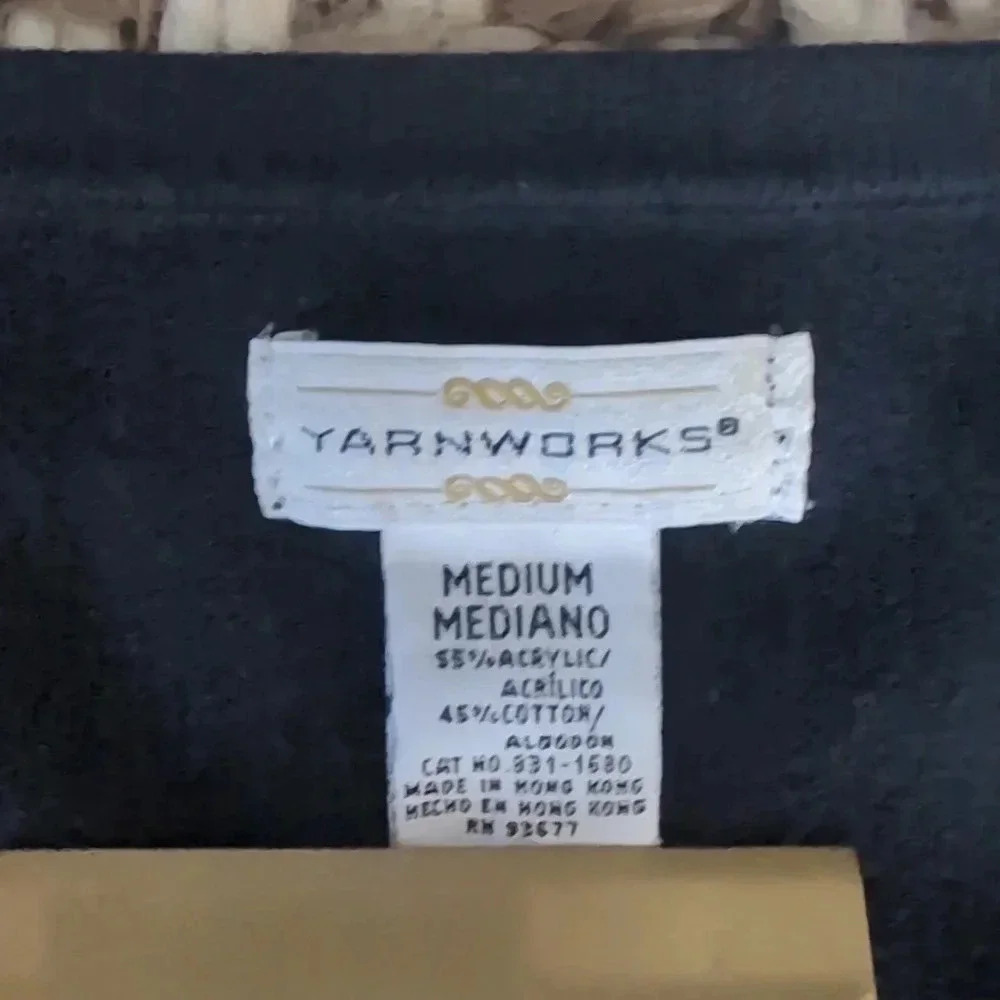 Yarnworks Black Cotton Cardigan - Picture 3 of 6